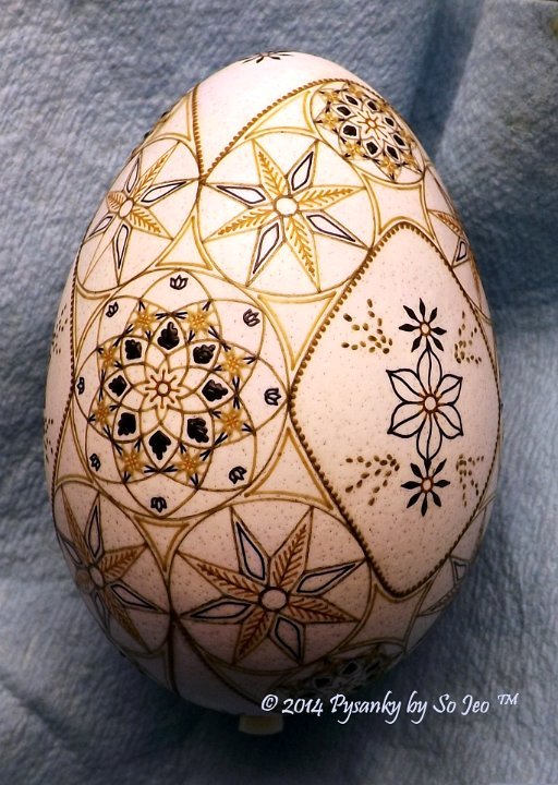 WIP Ukrainian Easter Egg Batik Art Pysanky By So Jeo